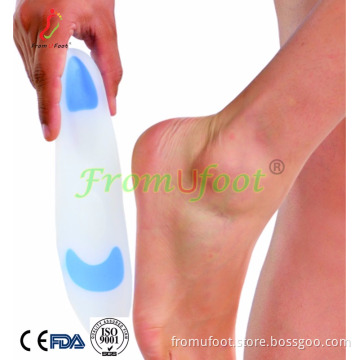 ZRWD09 Gel Insoles Orthotic Arch Support Insoles, Silicone Shoe insole